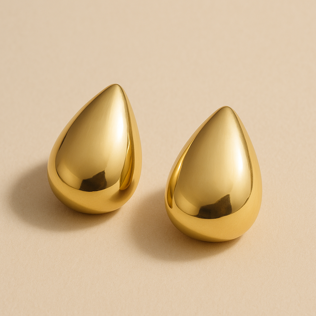 Brinco Dourado Gota