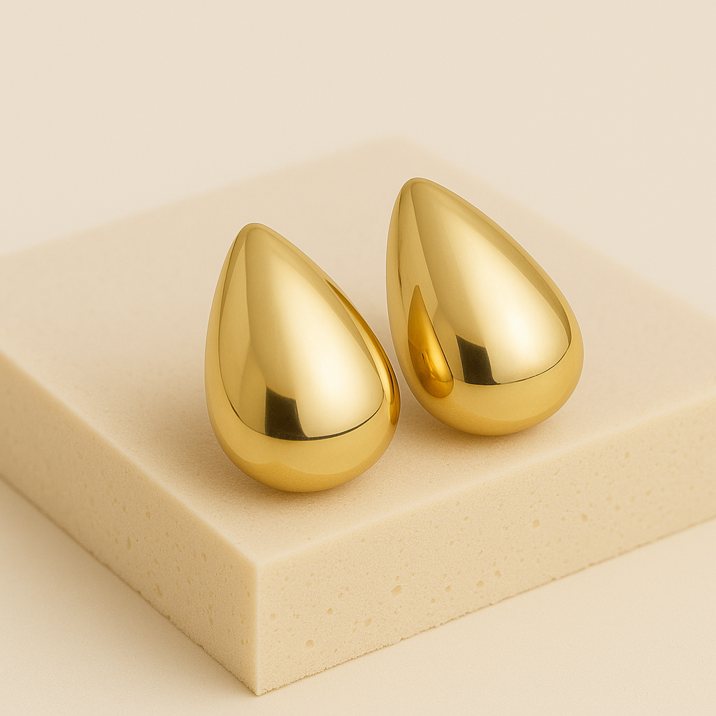 Brinco Dourado Gota